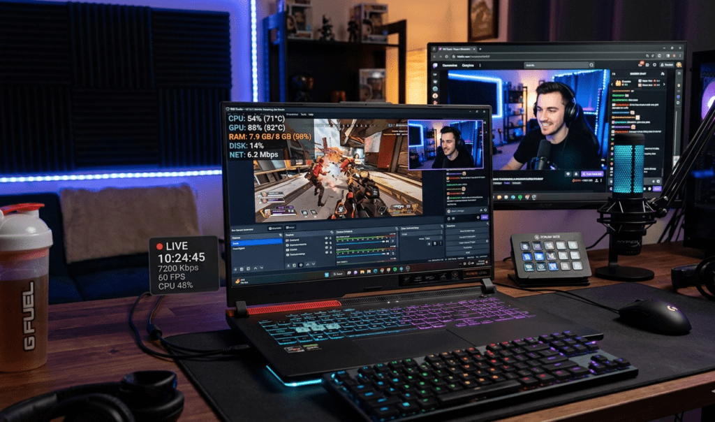 Can I Livestream with 8GB RAM on OBS