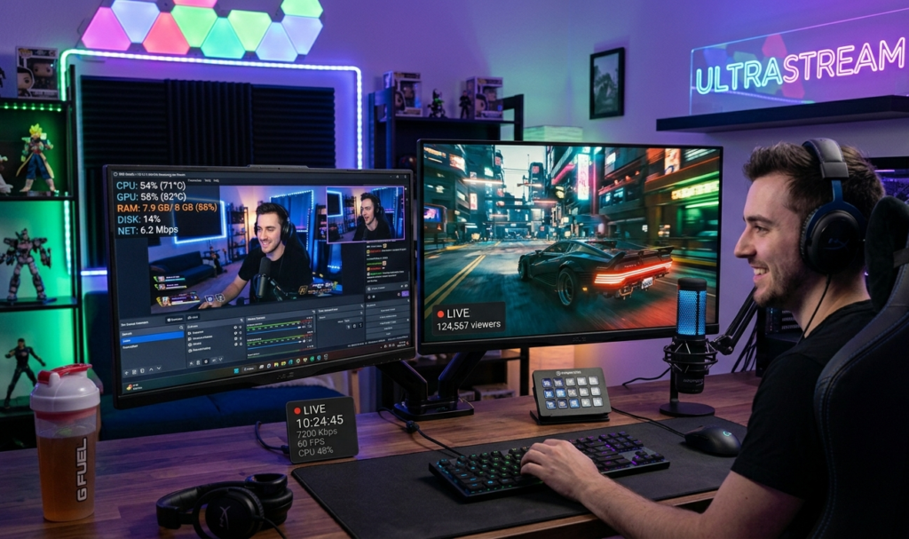 Can I Livestream with 8GB RAM on OBS