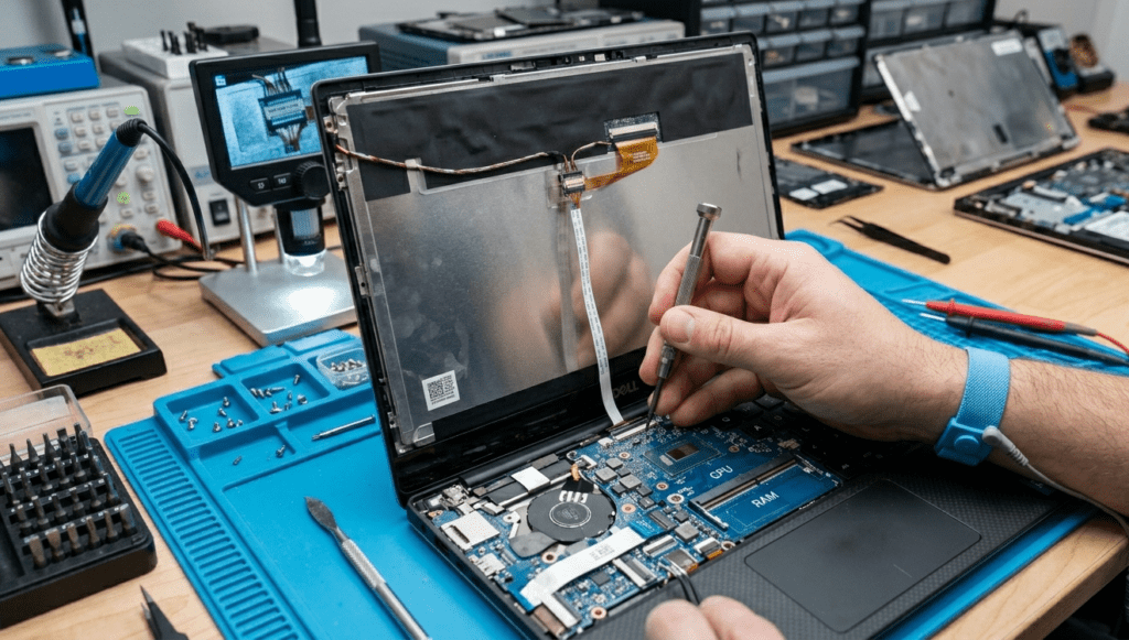 Black Line on Laptop Screen Dell