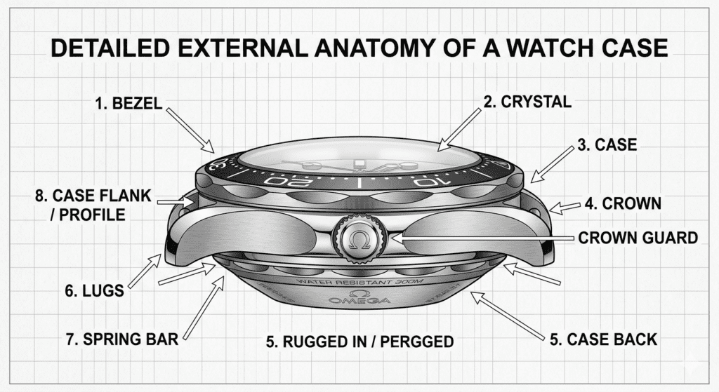 Casing of a Watch Guide